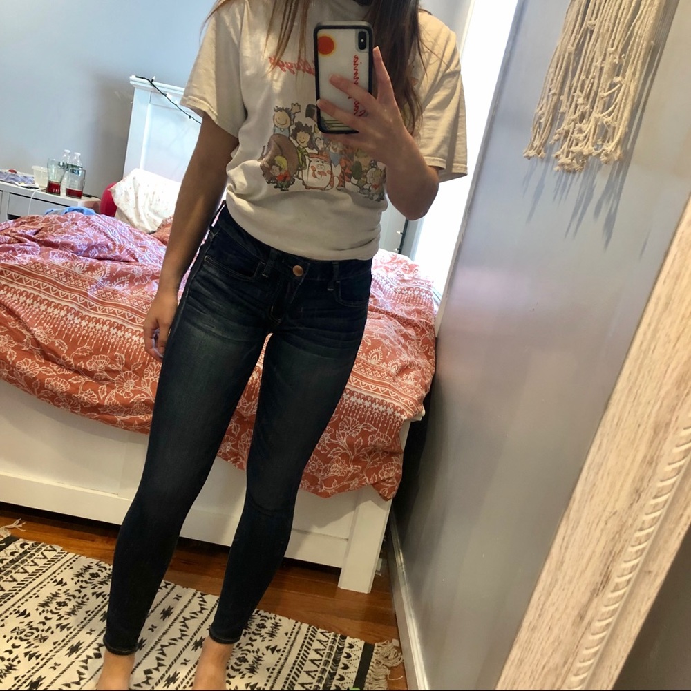 American dark wash jeans